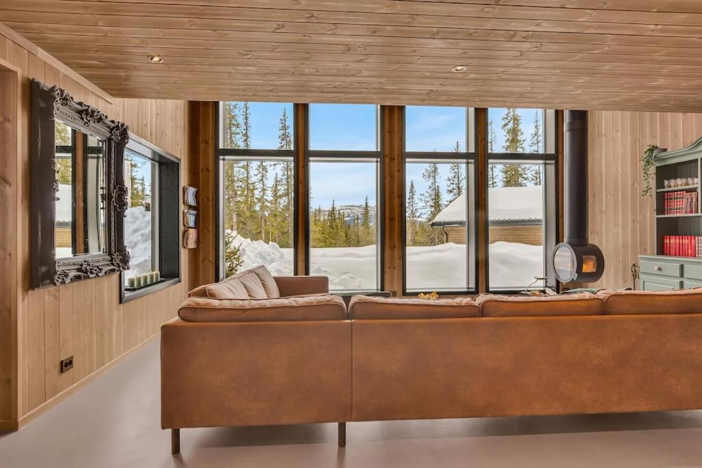 Peaceful Oasis. Panoramic Forest- & Mountain View. Sauna. Beitostolen Екстер'єр фото